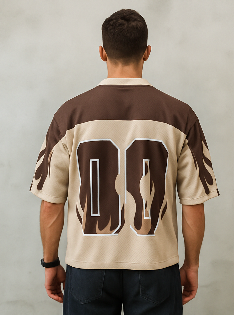 00 FLAME OVERSIZED BOXY FIT JERSEY