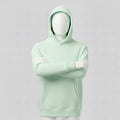 PLAIN LIGHT GREEN 24/7 HOODIE